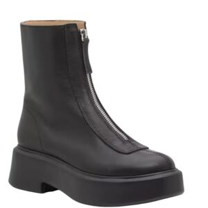 Steve Madden Black Ankle Jones Zipper Boots
